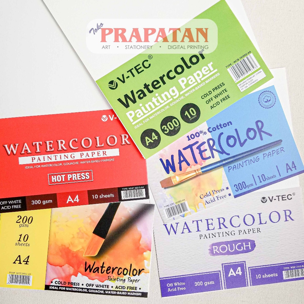 

Discount Today V-TEC Watercolor Paper | Kertas Cat Air