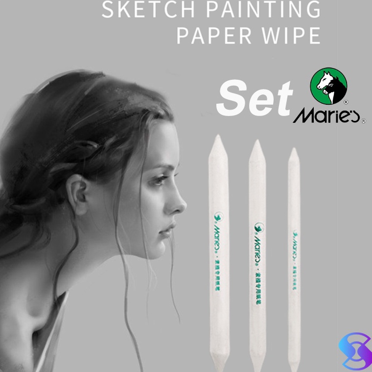

Star 3.3 Paper stump / Paper Pencil maries art product perlengkapan lukisan sketsa-Suning Mall