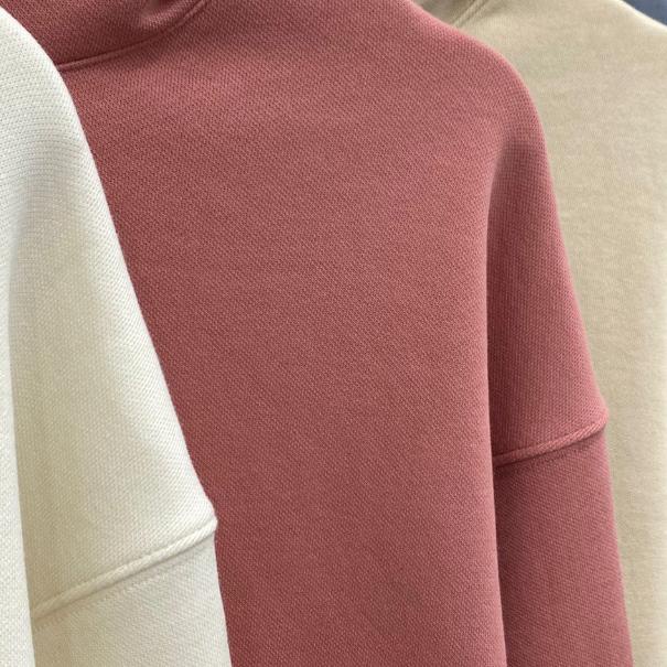 Sweater Hoodie Lengan Panjang Polos Bawah Samping Belah Murah