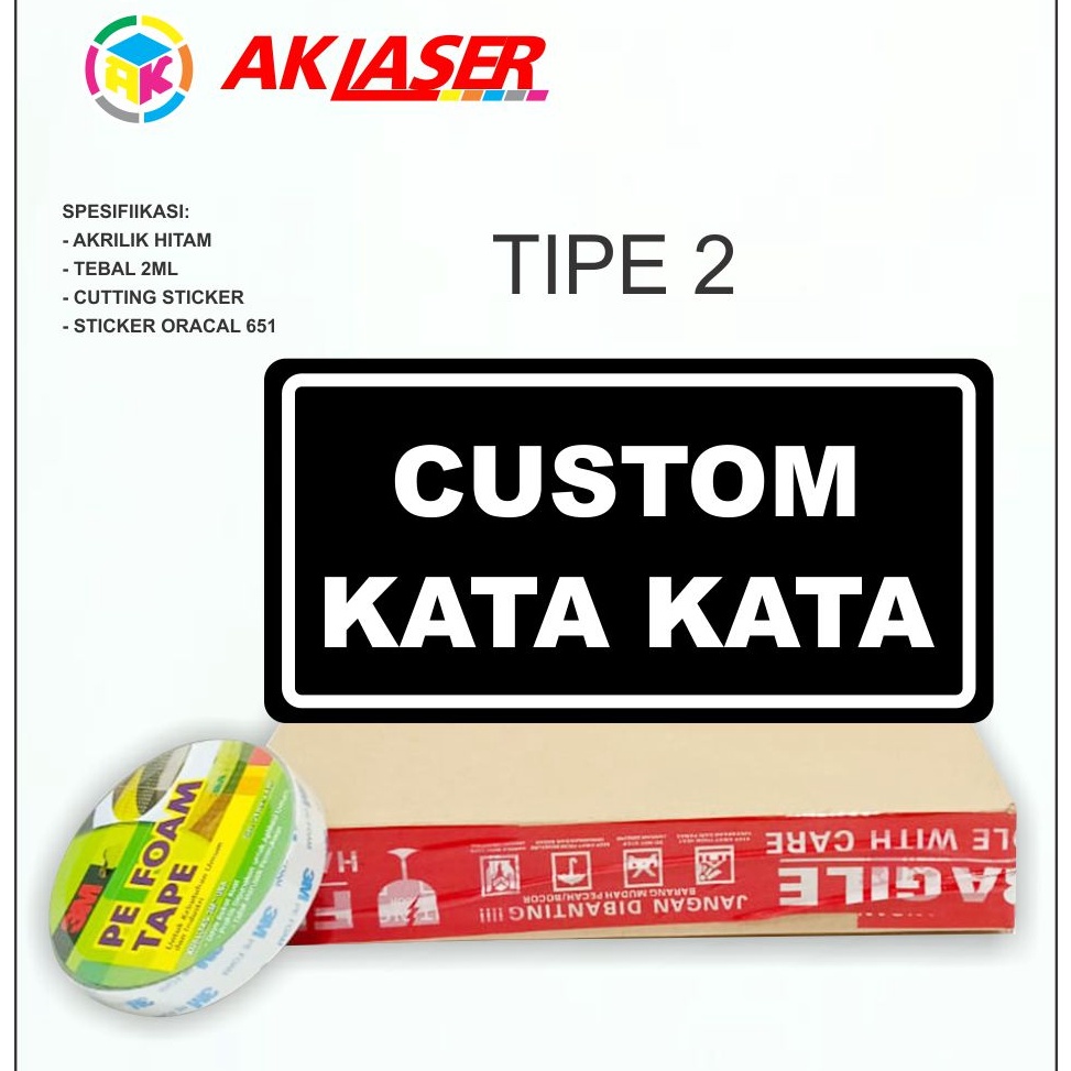 

Penawaran Terbaik ACRYLIC CUSTOM TULISAN / KATA KATA TIPE 2
