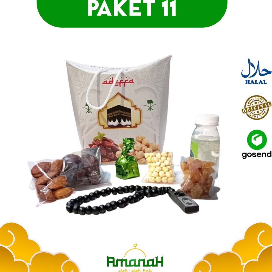 

CBCW2391 COD Oleh Oleh Haji Dan Umroh + Kacang Almond + Coklat Turki + Tasbih Kayu | Dus Jinjing