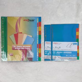 

7.7 BRANDS FESTIVAL PEMBATAS DEVIDER INTER X FOLDER MIX COLOUR 5 TABS UKURAN A5 & B5