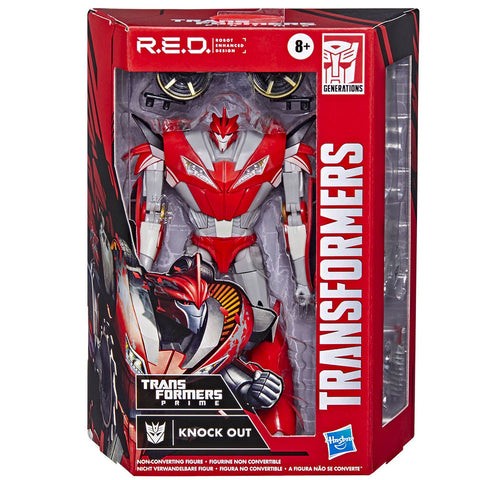 ✅Baru Transformers R.E.D. Red Series Prime Knock Out Knockout Bisa Gojek