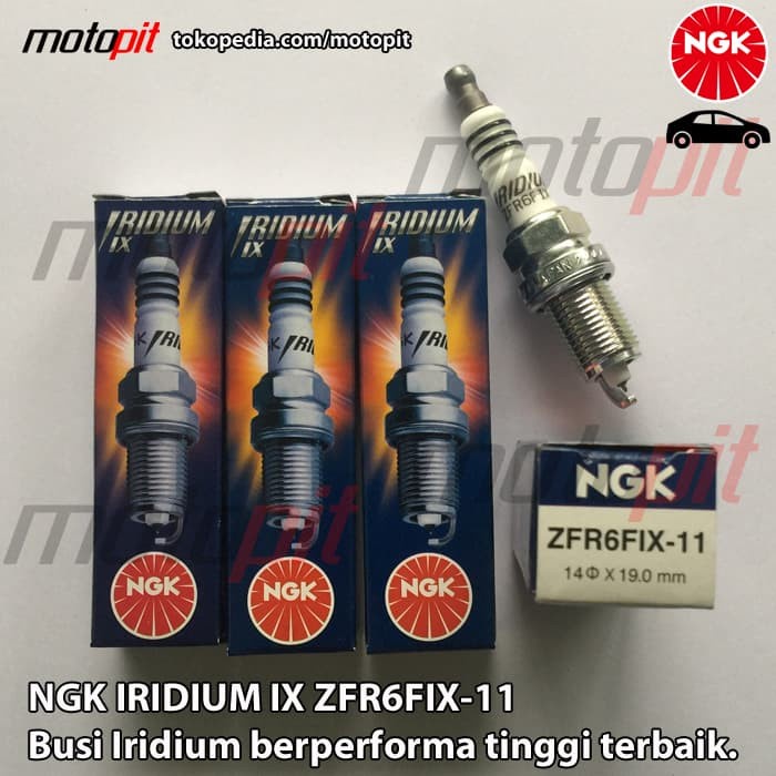 NGK IRIDIUM IX ZFR6FIX-11 Busi Mobil HRV Jazz Mobilio BRV Freed City ready