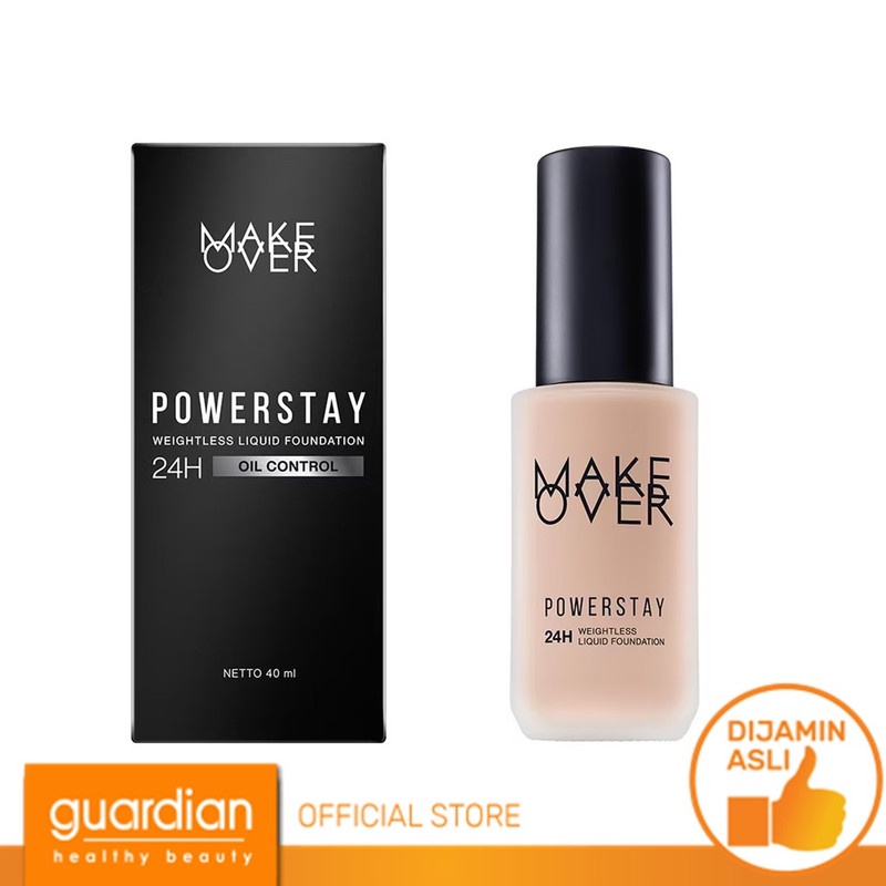 Make Over Powerstay Weightless Liquid Foundation C21 Pink Ivory 40Ml