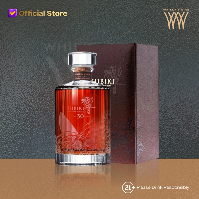 DISKON SPESIAL HIBIKI 30 YO KACHO FUGETSU LIMITED EDITION SUNTORY WHISKY TERLARIS