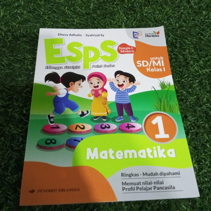

NEW Buku ESPS Matematika Kelas 1 SD MI kurikulum merdeka