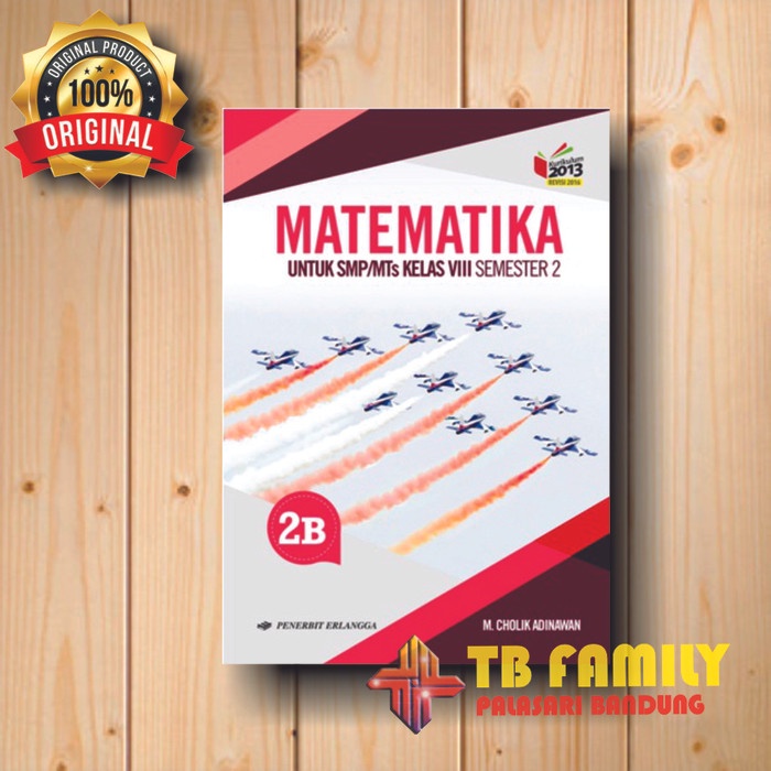 

NEW Buku Matematika Jilid 2B SMP Kelas 8 Cholik penerbit ERLANGGA