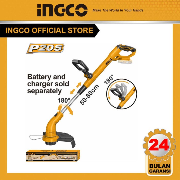 Terlaris Mesin Potong Rumput Cordless 20V Hd Cgtli20018