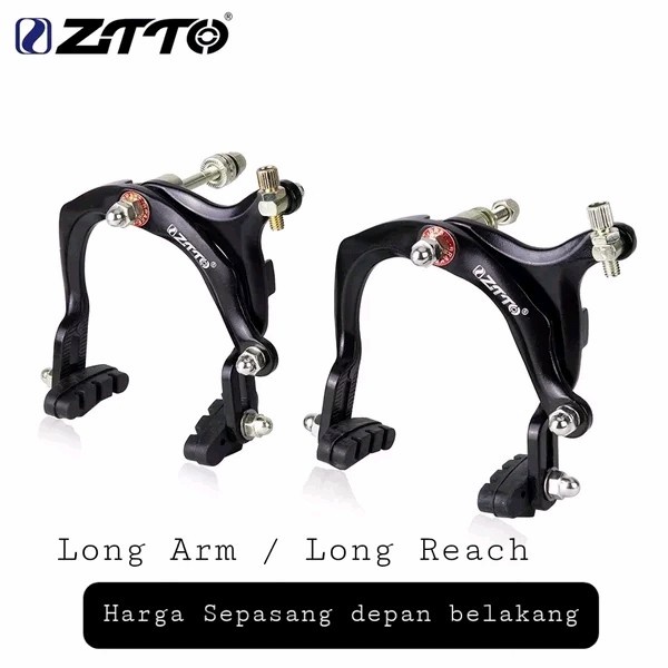 Rem U Brake ZTTO Long Arm Reach Alloy - SEPASANG UBrake model Sepeda