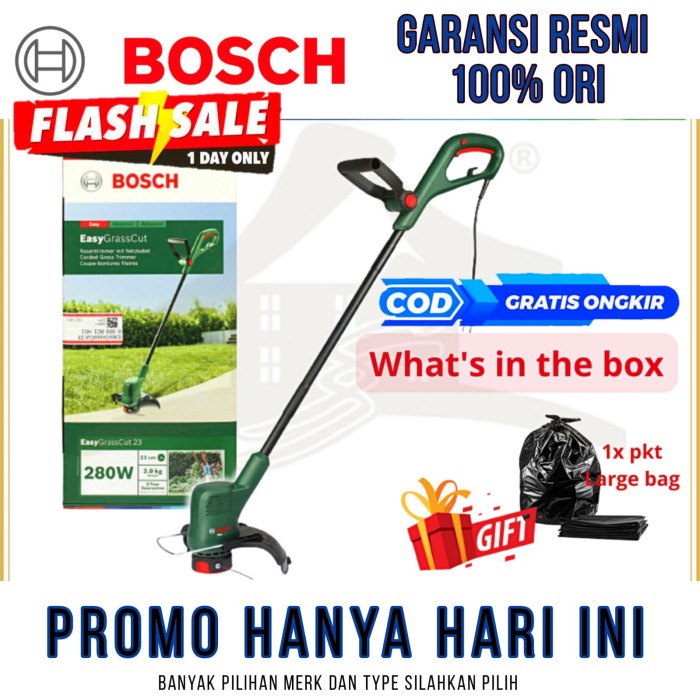 Terlaris Mesin Potong Rumput Bosch 2 Baterai Cordless Brush Cutter Apr Japan 15