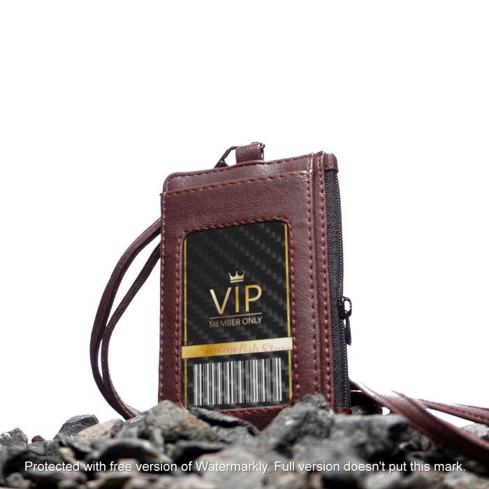 

DISKON Nametag ID Card Kulit Meluwe ID Card Holder Kulit Souvenir Kantor