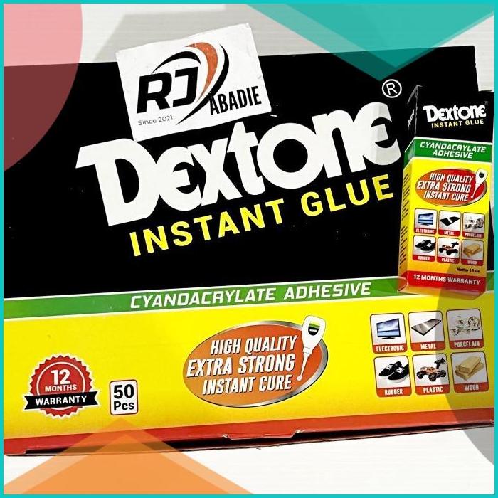 

DEXTONE INSTANT GLUE 15gr Lem G Serbaguna Korea Tetes Cair Besi Kayu 20JVLZ3 tools