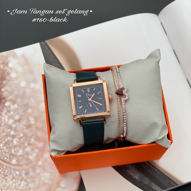 JAM TANGAN WANITA SET GELANG