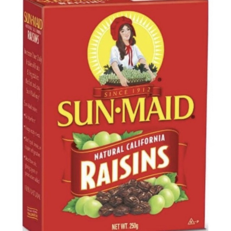 

BISA ✨COD✨ KISMIS SUN MAID RAISINS CALIFORNIA 250gr /kismis kaleng buruan