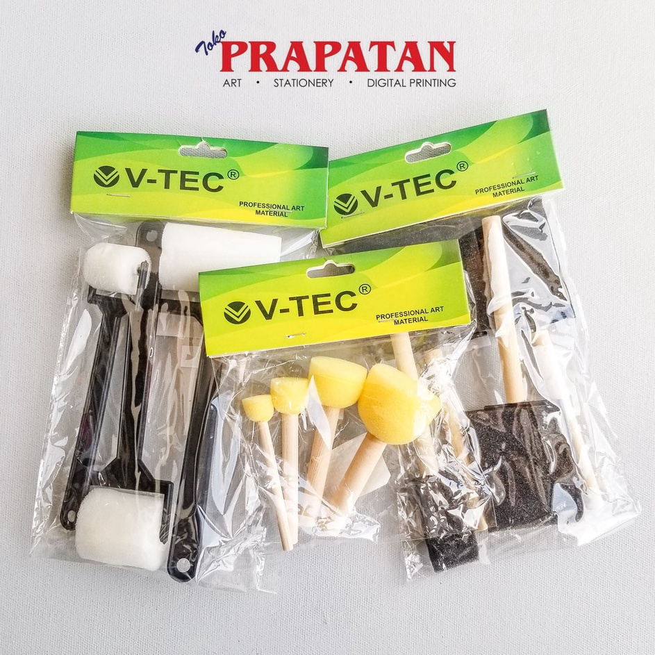 

➛➙❅⋆ V-TEC Spons Cup Roll Kotak Set Harga Murah