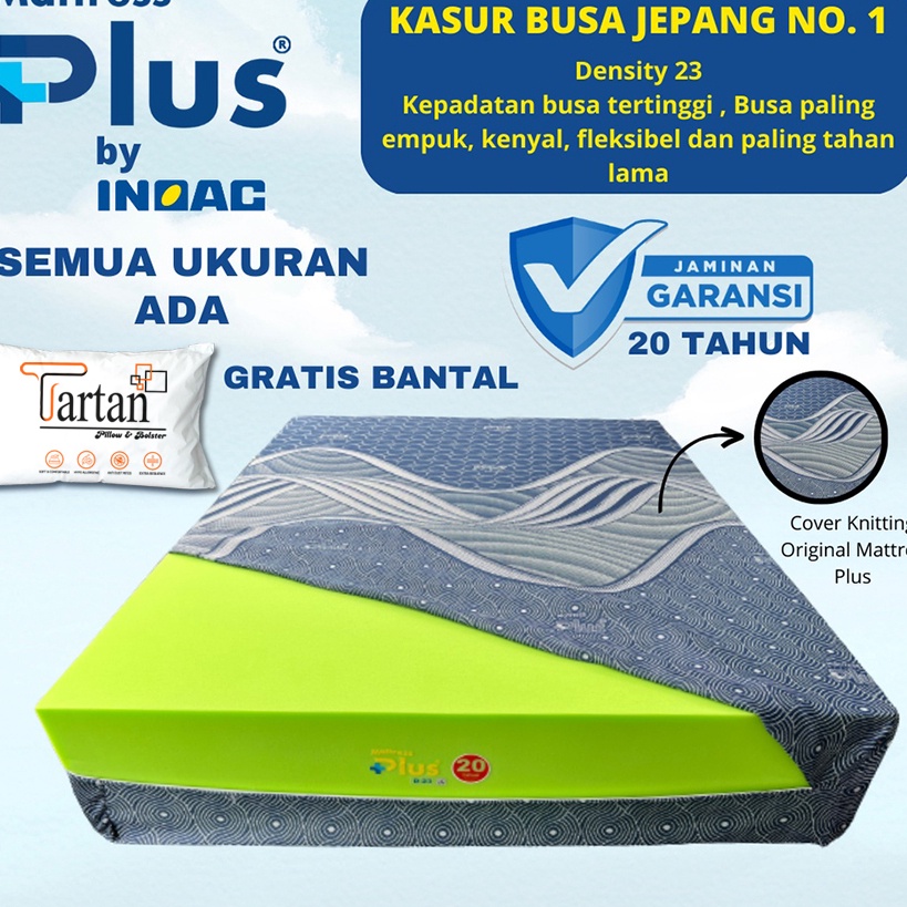 Baru Kasur Busa INOAC Mattress Plus Ukuran Nomor 1 , 2 , 3 , 4 , Single , Jumbo Tebal 15 , 20 , 30 c