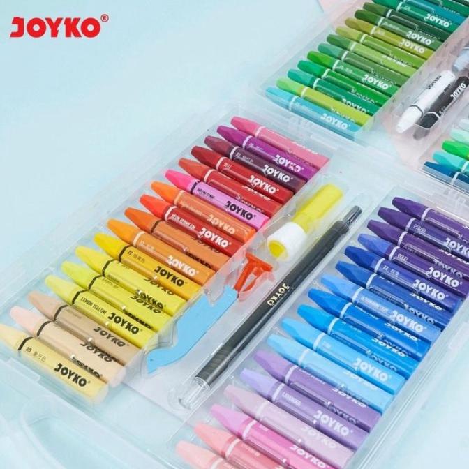 

Alat Crayon Joyko OP-72S Oil Pastel Warna Neon 72 Warna Krayon Minyak Baru|Kode 1191