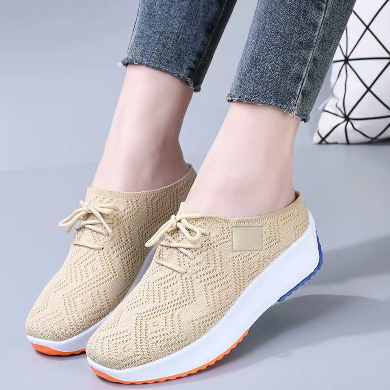 PALING DICARI Permata  Sepatu Wedges Wanita JN3123 Wedges Shoes Import Quality Premium