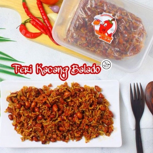 

Big Sale TERI KACANG BALADO 200 GRAM / TERI MEDAN Harga Termurah