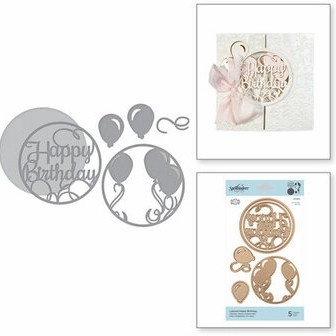 

Terlaris Spellbinders Layered Happy Birthday Dies