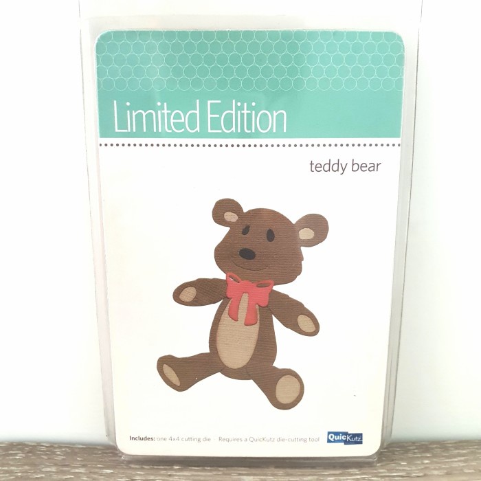

Terlaris Quickutz Dies Scrapbook "Teddy Bear