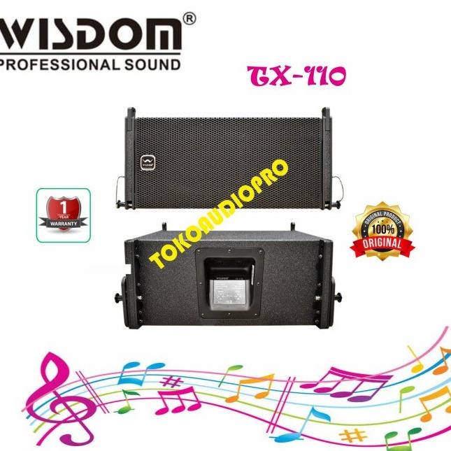 Wisdom TX 110 Speaker Line Array Pasif Original wisdom tx110