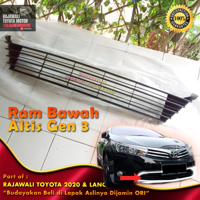 [Original] Ram Depan Bawah Altis Gen3 2014-2018 Grill Bemper Bumper Original Diskon