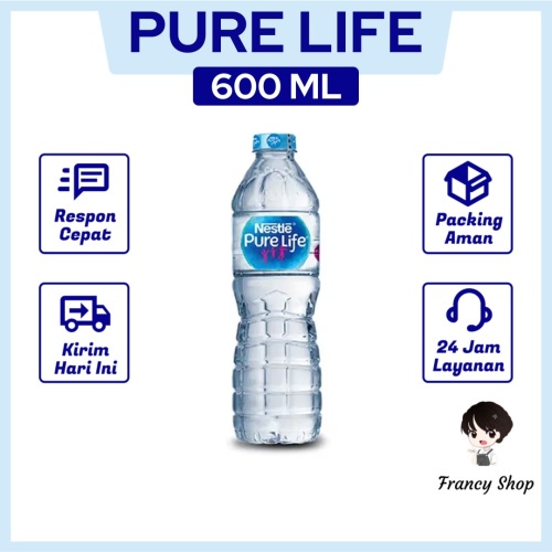 

Air Mineral Nestle Pure Life Botol 600 Ml