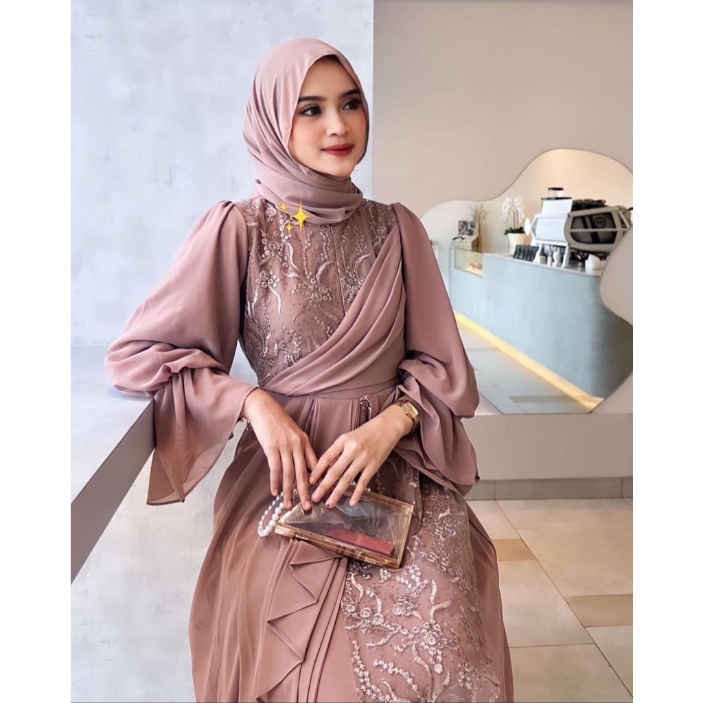 Gamis Wanita Dewasa Terbaru 2023 Viral Remaja Aesthetic Tunik Gamyes Batik Bawah Lutut Sampai Mata K