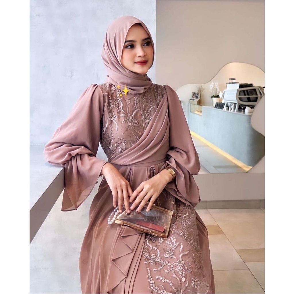 Gamis Wanita Dewasa Terbaru 2023 Viral Remaja Aesthetic Games Pengajian Elegan Games2023 Syari Hitam Polos Model Baru Set Khimar Jilbab Cadar Hijab Perempuan Tunik Gamyes Batik Bawah Lutut Sampai Mata Kaki Bahan Katun Ad Cod - Melisa Dress Maxy Matt Ce