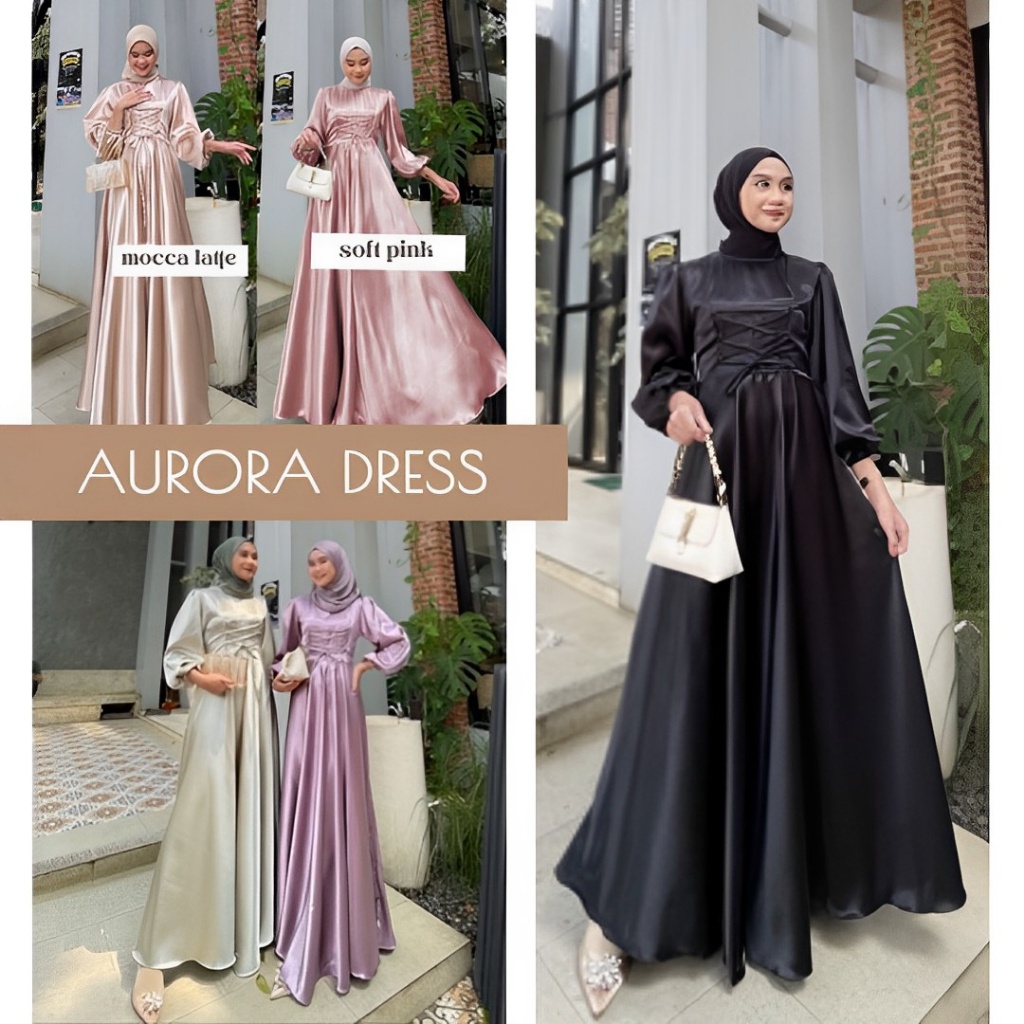 Gamis Wanita Dewasa Terbaru 2023 Viral Remaja Aesthetic Games Pengajian Elegan Games2023 Syari Hitam