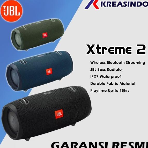 JBL Xtreme 2 Bluetooth Portable Speaker Garansi Resmi IMS