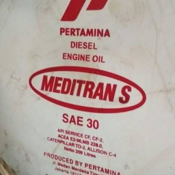 [New] Oli Mesin Pertamina Meditran S 30 Sae 30 Pelumas 209Liter Berkualitas
