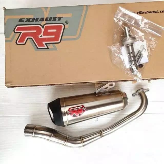 [Baru] Knalpot R9 New Alpha Original Yamaha Mx King / Jupiter Mx 150 Limited