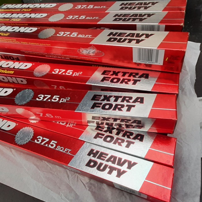 ALUMINIUM FOIL DIAMOND HEAVY DUTY MURAH