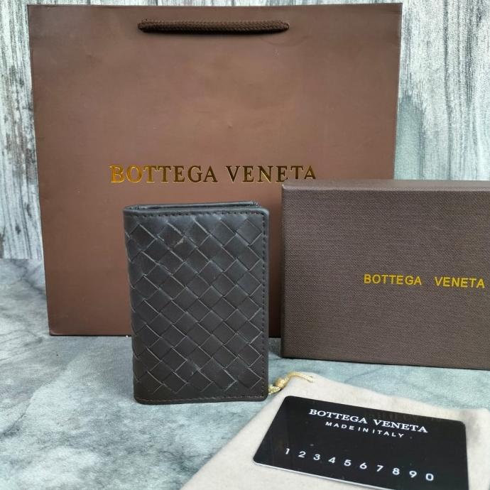 

DOMPET KARTU NAMA CARD HOLDER KULIT ASLI BOVE ANYAMAN BRANDED IMPORT#1