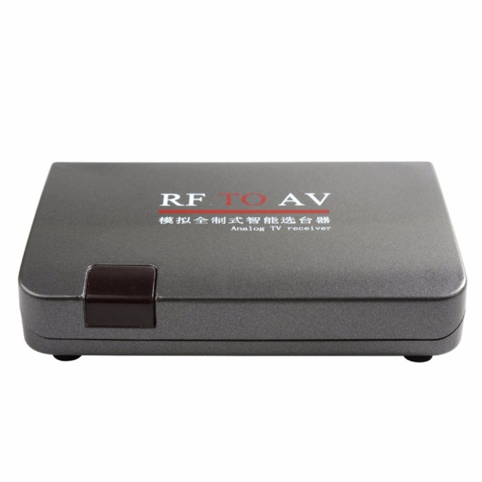 [Ori] Rf To Av Converter Video Adapter Box Berkualitas
