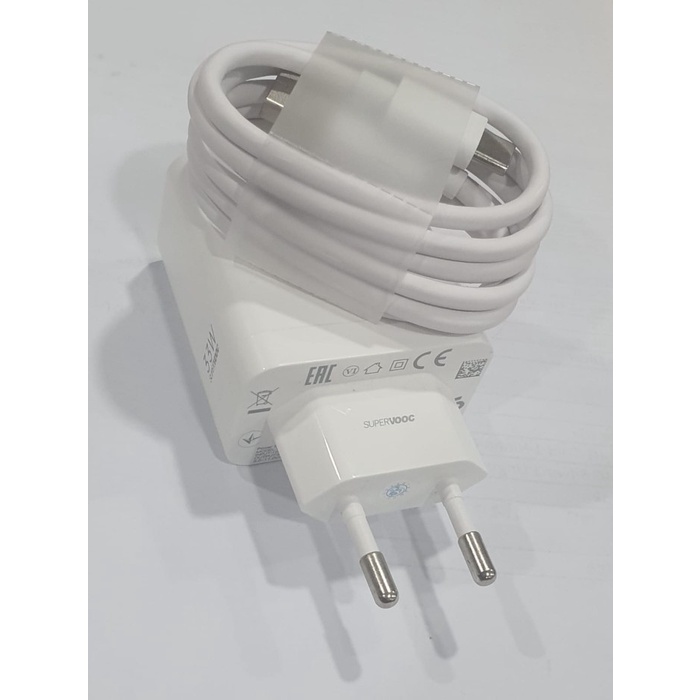 [Original] Charger Original Oppo Super Vooc Fast 33 Watt Adaptor Charger Type C Bisa Sameday