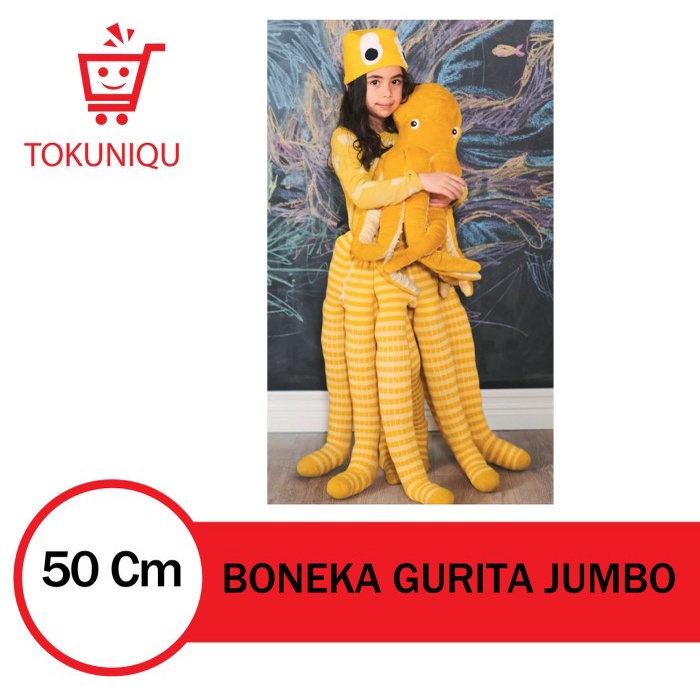 ✅New Ori Boneka Gurita Octopus Squid Lucu Besar Jumbo Empuk Halus Soft Toy Diskon