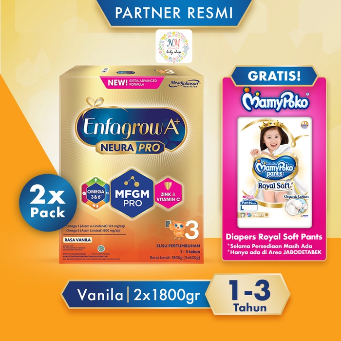 ✅Termurah Hadiah Enfagrow - Mamypoko L34 Royal Soft Cotton Organic Berkualitas