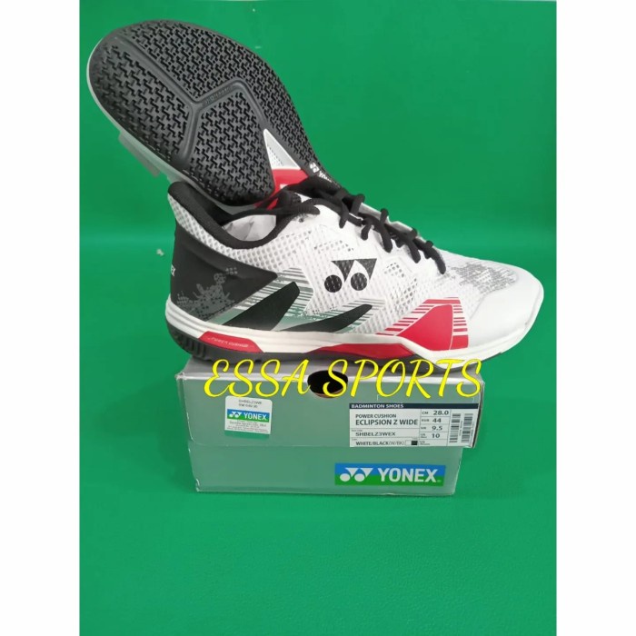 ✨Ori Sepatu Badminton Yonex Eclipsion Z3 Wide White Black Original Limited
