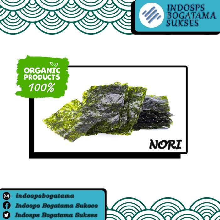 

Sushi Nori GOLD | GRADE A | Nori 50 Sheet Halal MUI Best Seller