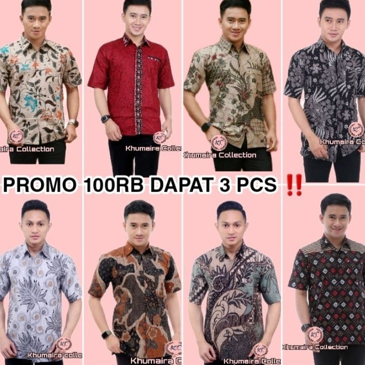 ❌GTK❌​ TERBARU Baju batik pria murah / batik kondangan /ukuran M, L, XL, XXL Tidak mahal