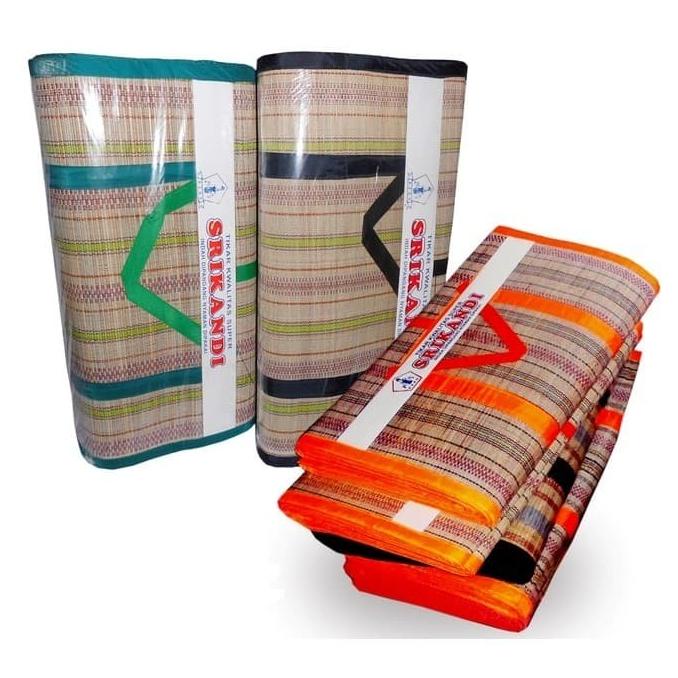 Trend Tikar Lipat Piknik Ukuran Jumbo 2 X 3 Meter Mendong Tikar Kerajinan Berkualitas