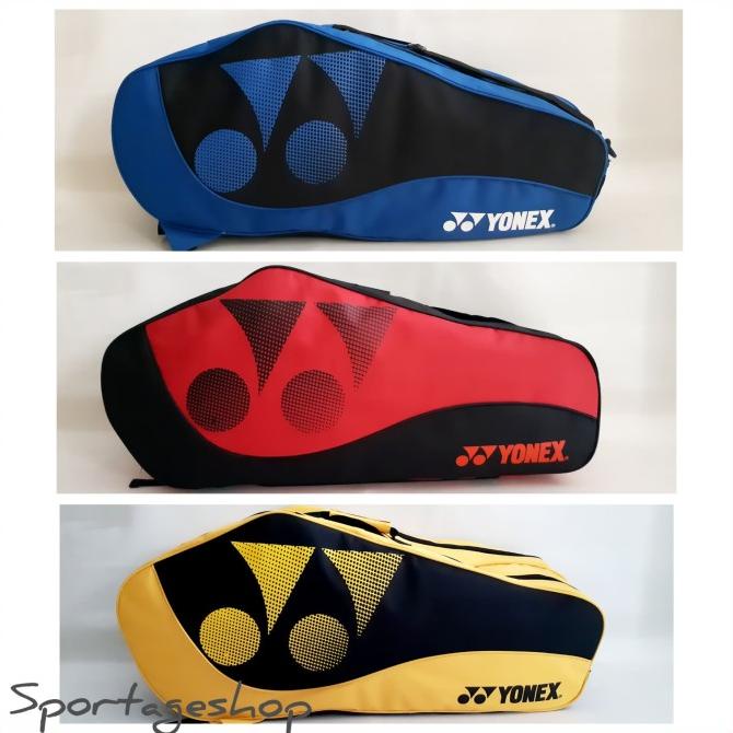 Ready Tas Raket Badminton Yonex Bulutangkis Panjang Sleting 2 Original