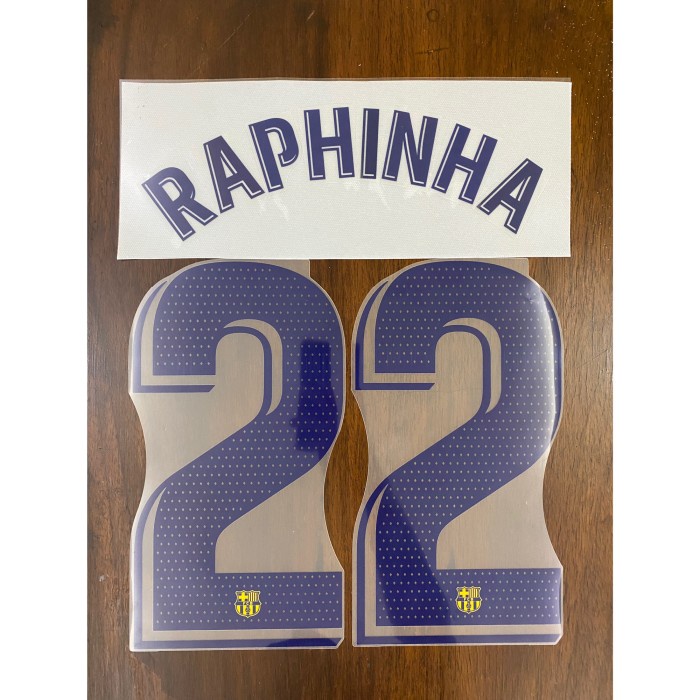 [New] Nameset Original Barcelona 4Th 2022/23 Rafinha For Original Jersey Limited