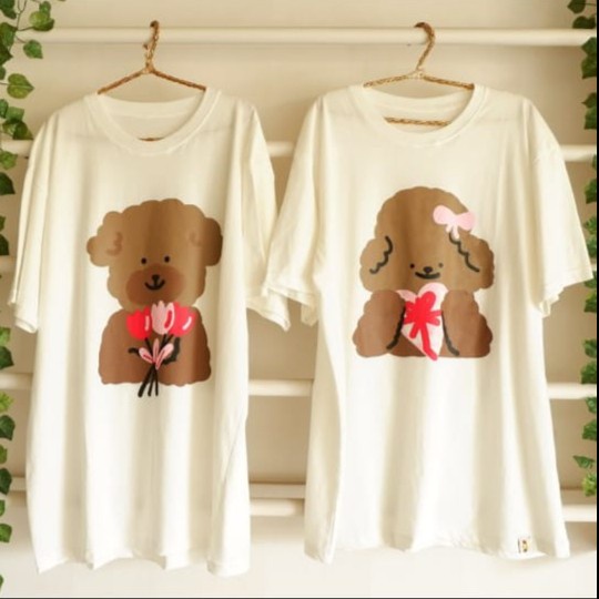 [Ori] Kellys.Co Oversize Couple T-Shirt Set Valentine Couple Limited