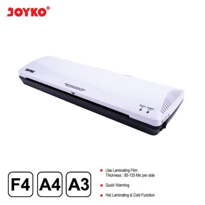 

Mesin Laminating A3 F4 Folio A4 Laminator Hot Cold Roll Laminasi Joyko