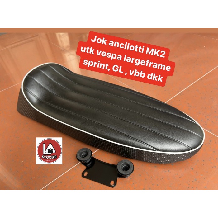 [New Ori] Jok Ancilotti Mk2 Utk Vespa Largeframe Sprint Gl Vbb Dkk Terbatas